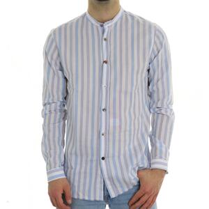 CAMICIA COREANA AZZURRO
